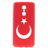 Xiaomi Redmi 5 Plus Kılıf Zore Bayrak Silikon Kılıf - 1