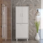 Gamzem Kirli Çamaşır Sepetli Banyo Dolabı - 2