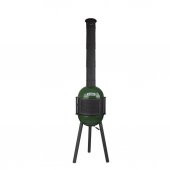 Sürel Çok Amaçlı Döküm Bahçe Şöminesi Teras Sobası Barbekü - Yeşil - 1