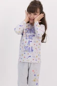 RolyPoly 2595 Garson Shine Like A Star Karmelanj Kız Çocuk Pijama Takımı thumbnail 2