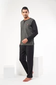 Pjs 22606 Erkek Uzun Kollu Pijama Takımı - 3