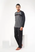 Pjs 22614 Erkek Uzun Kollu Pijama Takımı - 1