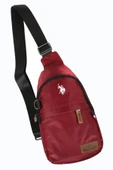 U.S. Polo Assn. Plevr 23750 Unisex Göğüs Çapraz Çanta, Sırt Çantası, Body Bag-bordo - 1