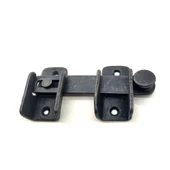 Antika Tarz Dekoratif Pirinç Kapı Mandalı - 57x115 Mm, Oksit - 1