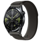 Huawei Watch GT Runner-Sport 46mm- GT2 E 22mmUyumlu Wander Trail Loop Kordon  Siyah thumbnail 1
