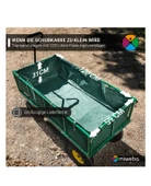 El Arabası 700 Kg Katlanabilir Taşıma Arabası Arazi Gezi Arabası - 8