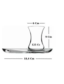 Paşabahçe 96994 İncebelli 2'li Çay Seti 125cc - 3