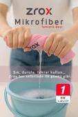 Zrox Silvera 3’lü Mikrofiber Temizlik Bezi 1 Yıl Garantili (40x60cm) - 2
