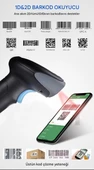 Ventus Mpia BS-2 Taşınabilir 2D/1D QR ve Barkod Okuyucu – USB & Kablosuz – QR & Barkod Tarayıcı POS Depo Mağaza - 5