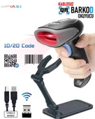 Ventus Mpia BS-2 Taşınabilir 2D/1D QR ve Barkod Okuyucu – USB & Kablosuz – QR & Barkod Tarayıcı POS Depo Mağaza - 1