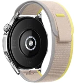 Huawei Watch 4 46mm-Watch 4 Pro 22mmUyumlu Wander Trail Loop Kordon  Sarı thumbnail 2