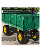 El Arabası 700 Kg Katlanabilir Taşıma Arabası Arazi Gezi Arabası - 5