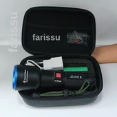 GS-14300  Şarjlı Avcı Feneri | 30W 3000 Lümen | 8000 mAh Li-ion Batarya | Taşıma Çantalı - 3
