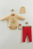 YENİ Erkek Bebek Takımı Erkek Bebek Hastane Çıkışı Yenidoğan Hastane Çıkış Seti Çocuk Hastane Çıkışı - 2