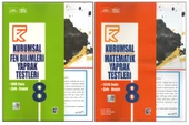KURMAY 8. SINIF KURUMSAL FEN BİLİMLERİ YAPRAK TEST+KURUMSAL MATEMATİK YAPRAK TEST (2 KİTAP) - 1