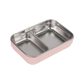 Relaxion İki Katlı, Paslanmaz Çelik, Pembe Lunch Box/Yemek Saklama ve Taşıma Kabı 1200 Ml. (304) - 2