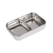 Relaxion İki Katlı, Paslanmaz Çelik, Beyaz Lunch Box/Yemek Saklama ve Taşıma Kabı 1200 Ml. (304) - 4