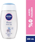 NIVEA Baby Hassas Bebek Yağı (200ml), Hassas ciltler, Bebek Cilt Bakım, Yoğun nemlendirme - 1