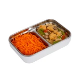 Relaxion İki Katlı, Paslanmaz Çelik, Pembe Lunch Box/Yemek Saklama ve Taşıma Kabı 1200 Ml. (304) - 5