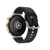 Huawei Watch GT5 Pro 42mm İle Uyumlu Yumuşak PureLux Soft Tokalı Silikon Kordon  Siyah - 2