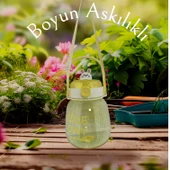 Relaxion, Maskotlu, Hediyeli, Boyun Askılıklı, İthal Lüx Pembe Matara/Suluk 1100 Ml (450) - 4