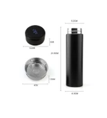 Dijital Sıcaklık Göstergeli Renkli Çelik Termos - 500 ML - 3