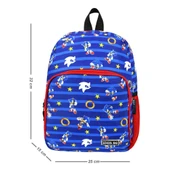 Anaokulu Sırt Çantası Sonic Benzeri Erkek Çocuk Kreş Çantası 33*25 Cm Ortopedik - 1