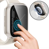 Apple Watch 2 3 4 5 6 44mm Uyumlu Hayalet PC Sert Kasa Ekran Koruycu 360 Güvenli Koruma  Starlight thumbnail 4