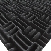 Yanmaz Akustik Labirent Sünger 40mm 100cm x 100cm - 1