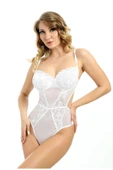 Beyaz Dantelli Bodysuit - 3