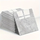 Mermer Desen Duvar Sticker Gri 30 X 30 Cm 1 Adet - 1