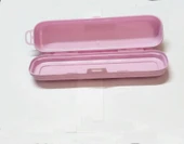Pembe Multi Renkli Kapaklı Kalemlik Kutusu -Çanta İçi Saklama - Diş Fırçası - Makyaj Fırçası Kutu - 3