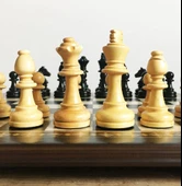 El Yapımı Şimşir Ahşap Satranç Taşı Özel At Büyük 90mm - 6