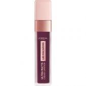 LOreal Paris Likit Mat Ruj - Les Macarons Ultra Matte Liquid Lipstick 830 Blackcurrant Crush 3600523729074 - 2