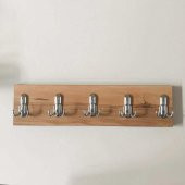 Cesur Ahşap Kapı Arkası Amerikan Askı, 10'lu Duvar Askısı 10X50 cm - 1