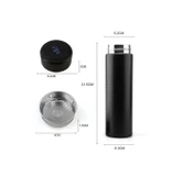 Dijital Sıcaklık Göstergeli Renkli Çelik Termos - 500 ML - 3