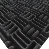 40mm Yanmaz Akustik Sünger 70 Dns 100cm x 100cm - 1