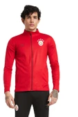 Galatasaray Orijinal Lisanslı Umbro Dik Yaka 5 Yıldızlı Fermuarlı Kırmızı Sweat - 5