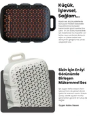 HiFuture Pocket S Kablosuz Bluetooth 5.4 IPX7 Su Geçirmez 5W TWS Taşınabilir Mini Hoparlör Bej thumbnail 10