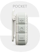 HiFuture Pocket S Kablosuz Bluetooth 5.4 IPX7 Su Geçirmez 5W TWS Taşınabilir Mini Hoparlör Bej thumbnail 2