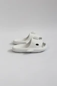 WG500 Köpekbalığı Beyaz Unisex Tam Ortopedik Terlik Shark Slides Cocuk thumbnail 2