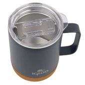Çelik Mug Termos - Igloo - Cork - 350ml - Füme - 205696 - 3