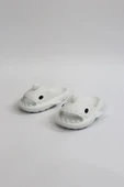WG500 Köpekbalığı Beyaz Unisex Tam Ortopedik Terlik Shark Slides - 1