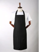 Şef Garson Kafe Aşçı Barista Siyah Önlük - 2