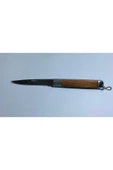 abnturk 19cm Ahşap Renk Katlanır Kamp Çakısı Pratik Açılan Dağcı Outdoor Çakısı Avcı Bıçağı - 1