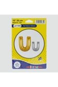 Peyless Gümüş Renkli 36 cm Boyutlu D Harfli Folyo Balon - 1