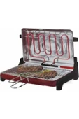 abnturk Büyük Boy Elektrikli Izgara Alüminyum Gövdeli Çift Telli Üstten Pişiren Barbekü Izgara 1200w - 1