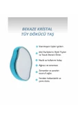 abnturk Süper kaliteli Kristal Tüy Dökücü Taş Epilasyon Aleti - 1