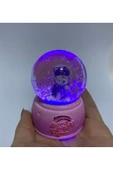 abnturk 6cm Mini Işıklı Renkli Pony Sevimli Kar Küresi - 3
