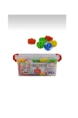 abnturk Kutulu 48 Parça Renkli Çarklı Puzzle Zeka Oyunu Eğitici Puzzle - 1